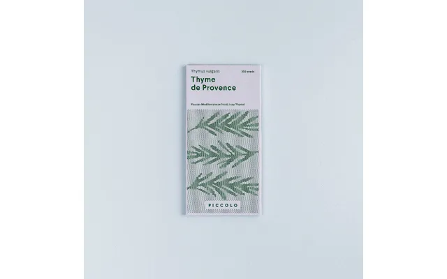 Krydderurtefrø Til Timian Piccolo Seeds