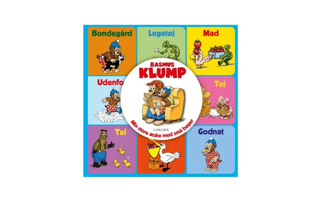 Min Store Æske Med Små Bøger - Rasmus Klump