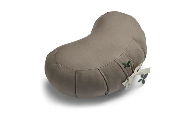 Cocoon Company Økologisk Zafu Halvmåne Meditationspude - Cool Grey