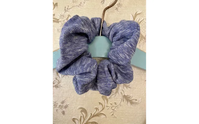 Gammelholm Copenhagen Hollyhock Scrunchie Vintage Blue