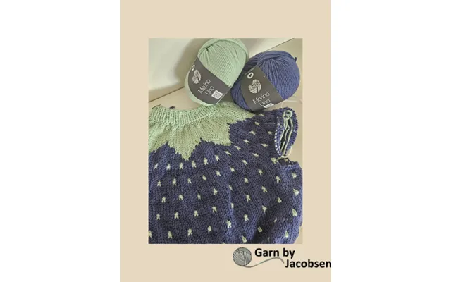 Fruit Sweater Garnpakke Blåbær
