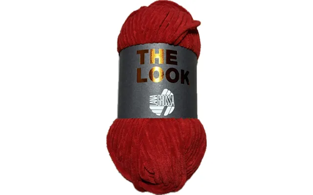 Lana Grossa The Look, Velourgarn I Polyester - 06 Rød