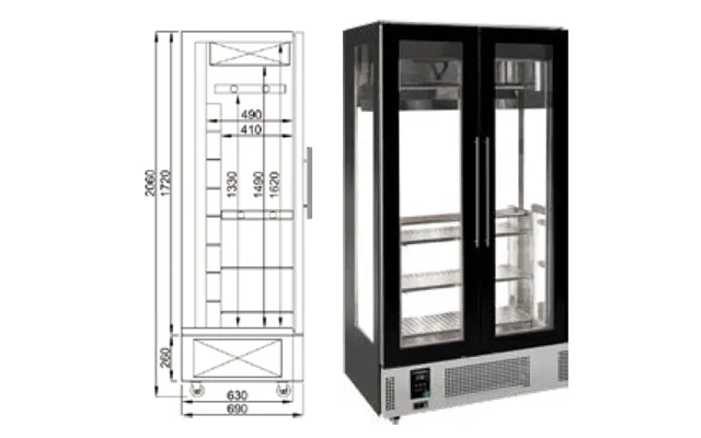 Dry Age Modningsskab 680 Liter Frenox