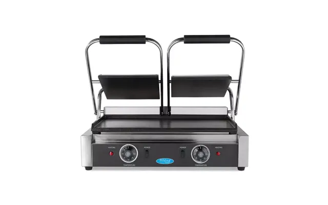 Klemgrill - Glat Glat- Dobbelt Grillplade