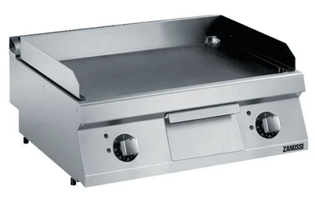 Stegeplade Evo700 Glat Elektrisk Krom Stål 730x540mm Zanussi