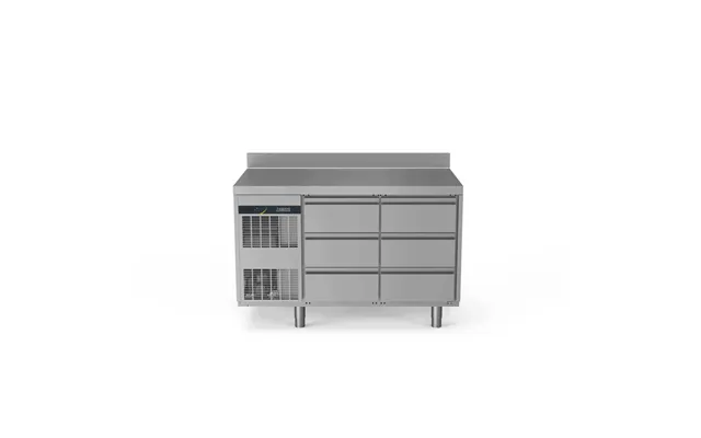 Zanussi Kølebord 290l Med Bagkant - 6x Skuffer