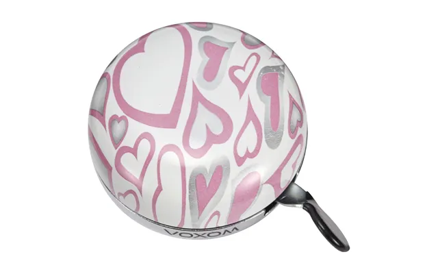 Bell Kl16 Ringeklokke Pink Hjerter - 83mm