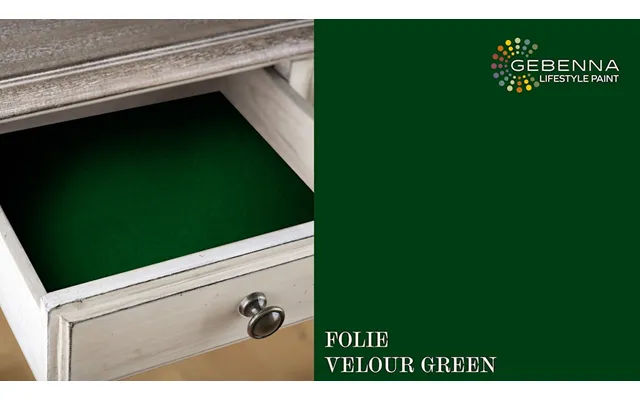 Folie Velour Grøn 45x100cm