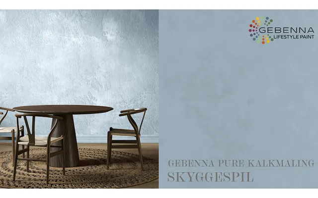 Gebenna Pure Kalkmaling 371 Skyggespil Farveprøve 100 Ml