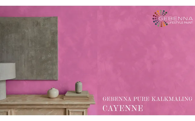 Gebenna Pure Kalkmaling 401 Cayenne Farveprøve 100 Ml