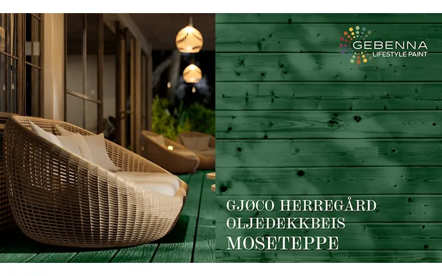 Gjøco Herregård Exclusive Oljedekkbeis 6069 Moseteppe 9 L