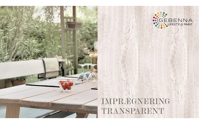 Halvdækkende Træbeskyttelse Transparent - 5 L