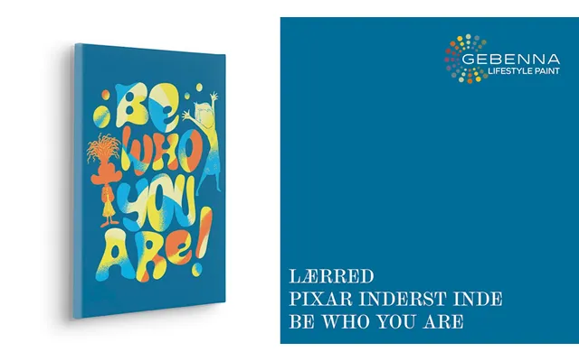 Lærred Disney Og Pixar Inderst Inde Be Who You Are 30x40 Cm