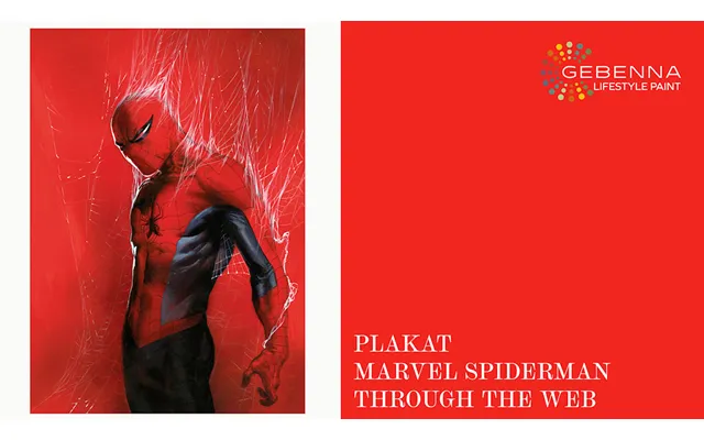 Plakat Marvel Spiderman Through The Spider Web 50x70 Cm
