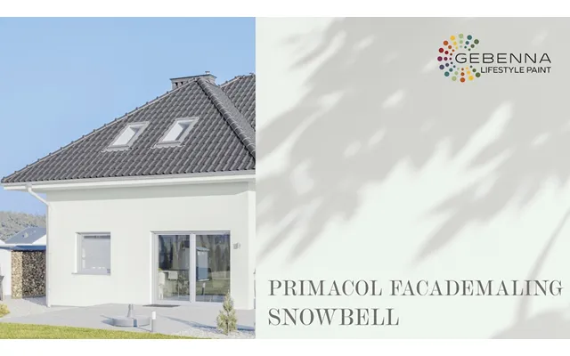 Storkøb Facademaling Snowbell 5 X 9 Liter