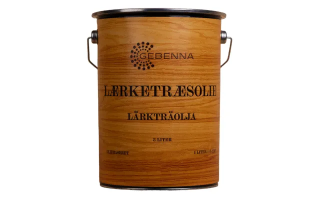 Storkøb Gebenna Professional Lærketræsolie 3 X 5 Liter