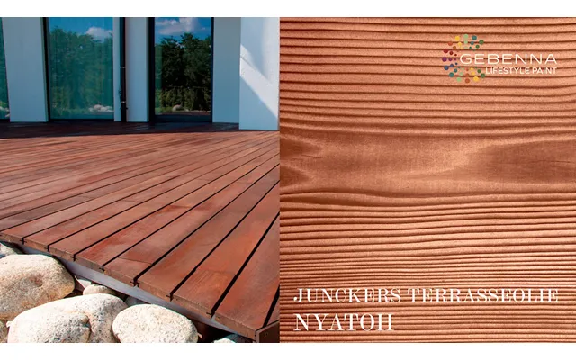 Storkøb Junckers Terrasseolie Nyatoh 5 X 5 Liter