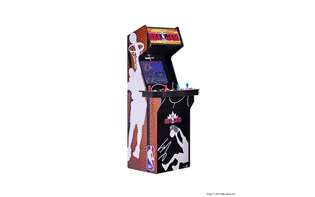 Arcade 1 Up Nba Jam Shaq Xl Arcade Machine Arkademaskine - Geekd