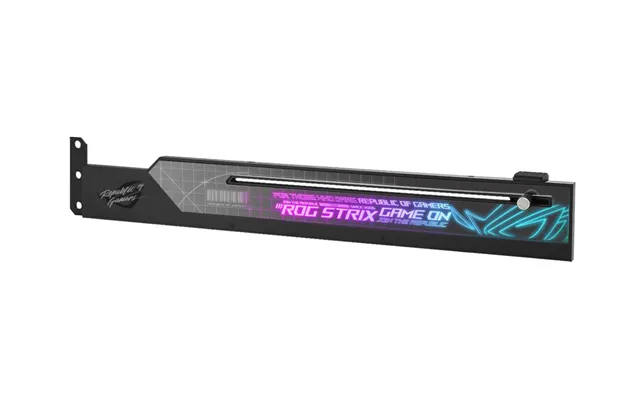 Asus Rog Strix Graphics Card Holder With Rgb Grafikkort - Geekd