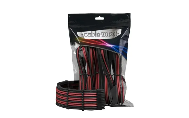 Cablemod Pro Modmesh Cable Extension Kit - Sort Blod Rød Kabelforlænger