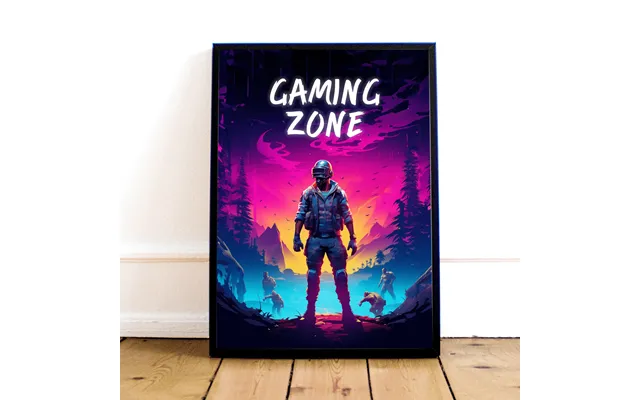 Gaming Zone Plakat - Geekd.dk