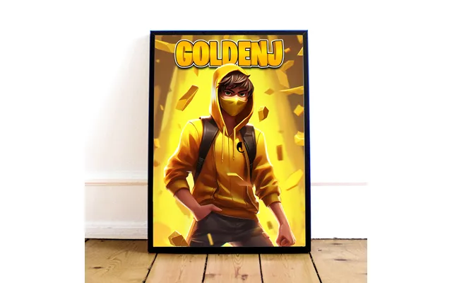 Goldenj Guld Plakat - Geekd.dk