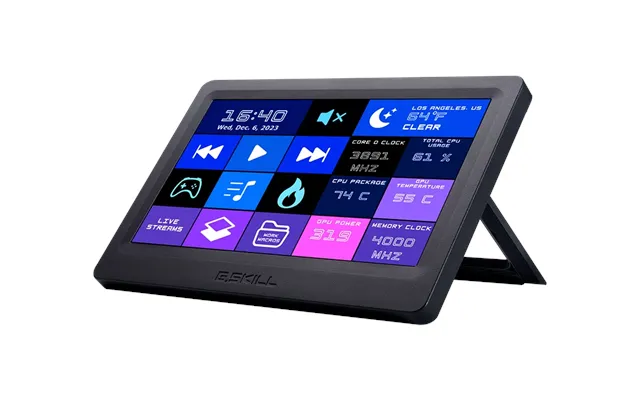 G.skill Wigidash Sort Touch-skærm Streamdeck - Geekd.dk
