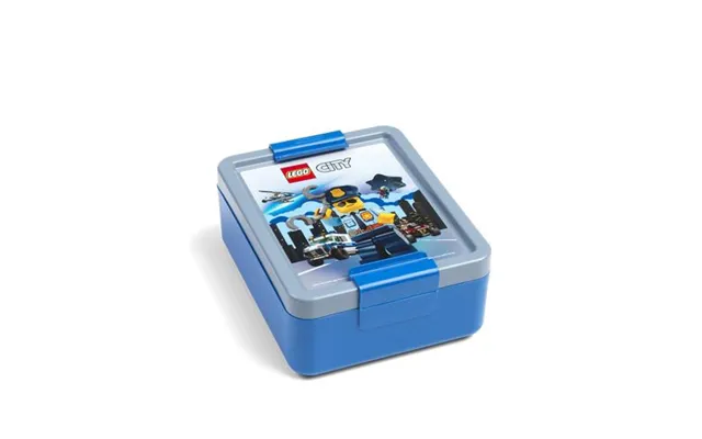 Lego City Madkasse - Blå Og Sølv