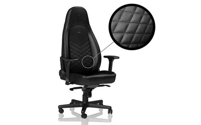 Noblechairs Icon Black Black Stol - Geekd.dk