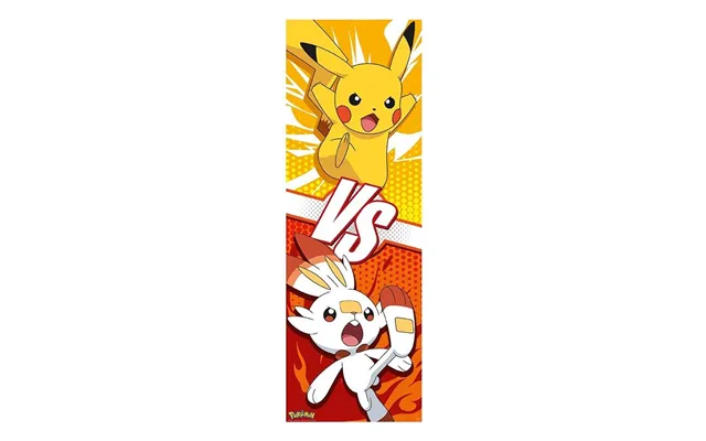 Pokemon Door Poster - Pikachu And Scorbunny