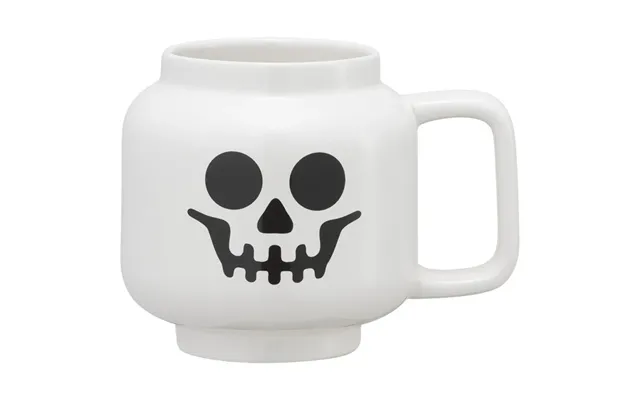 Room Copenhagen Lego Ceramic Mug White Skeleton, Large White Kop - Geekd