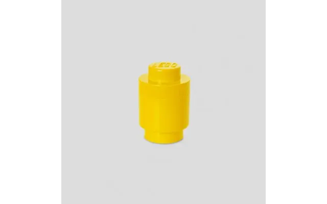 Room Copenhagen Lego Storage Brick 1 Round Yellow - Rc40301732 Opbevaringskasse