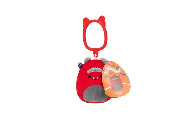 Squishmallows Clip-on Halloween Jeb - 9 Cm Bamse
