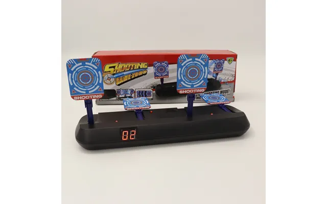 Gel Blaster Elektronisk Skydeskive Med 4 Skiver
