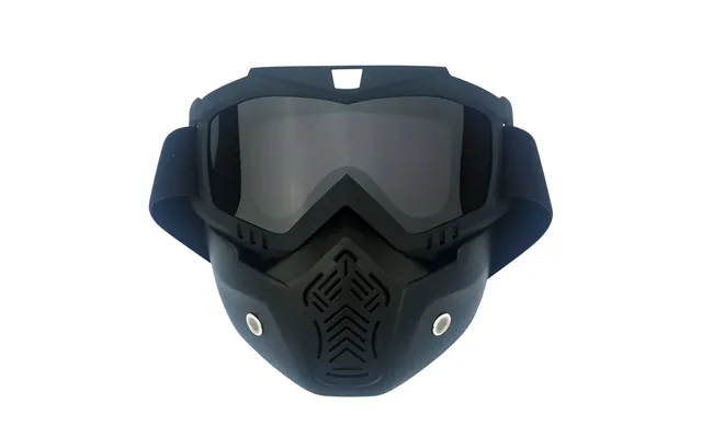 Gel Blaster Fullface Maske - Mørk