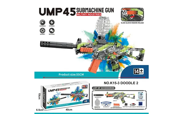 Gel Blaster Ump 45 Mini - Extreme Camo