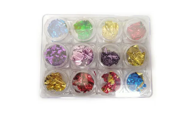 Bladguld Perfekt Til Nail Art Forskellige Farver