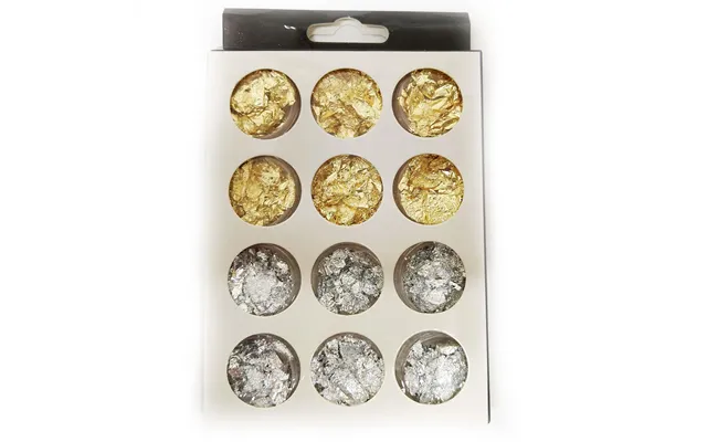 Bladguld Perfekt Til Nail Art Sølv & Guld Farver