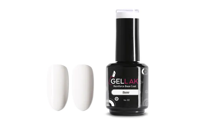 Reinforce Base Coat Hvid 15 Ml Snow No. 2 Gellak.dk
