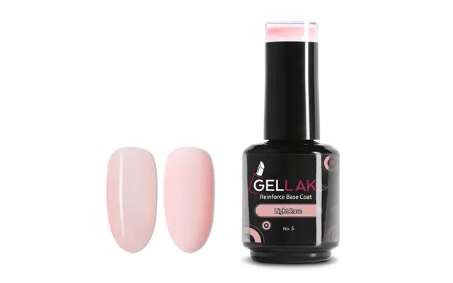 Reinforce Base Coat Lyserød 15 Ml Light Rose No. 5 Gellak.dk