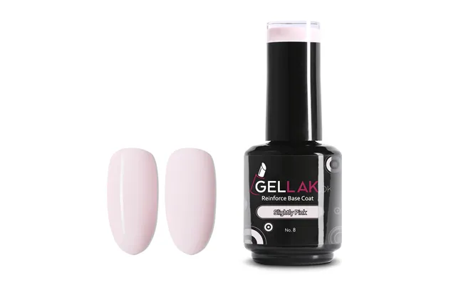 Reinforce Base Coat Lyserød 15 Ml Slightly Pink No. 8 Gellak
