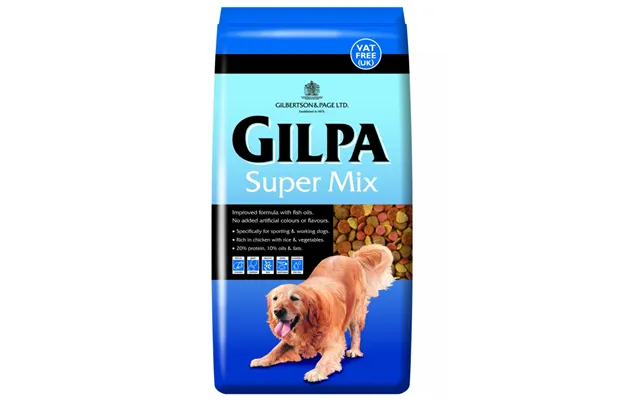 15 Kg Gilpa Super Mix - Voksenfoder Med Kylling