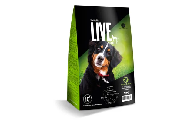 3 Kg. Probiotic Live Adult - Voksenfoder Med Lam