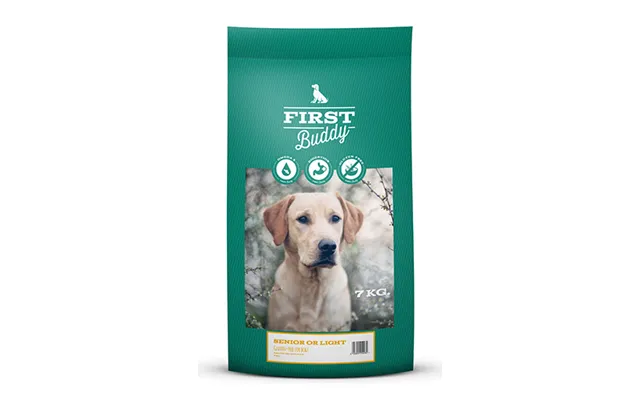 7 Kg First Buddy Senior & Light - Voksenfoder Med And Og Kanin