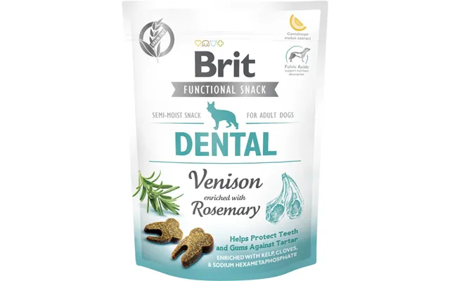 Brit Care Dog Dental Venison Snack - Hundegodbidder Med Vildtkød Og Rosmarin