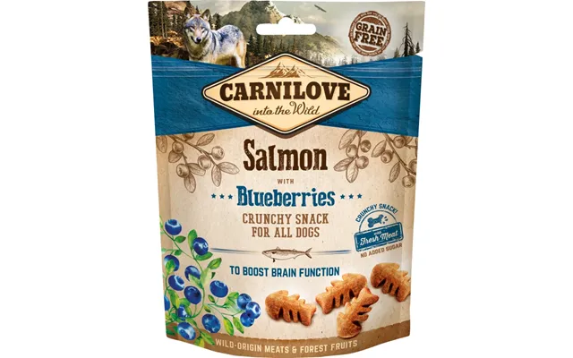 Carnilove Chrunchy Snack - Hundegodbidder Med Laks Og Blåbær