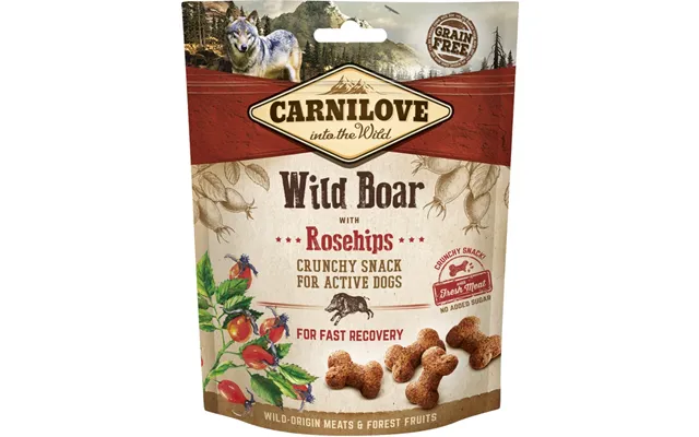 Carnilove Chrunchy Snack - Hundegodbidder Med Vildsvin Og Hyben
