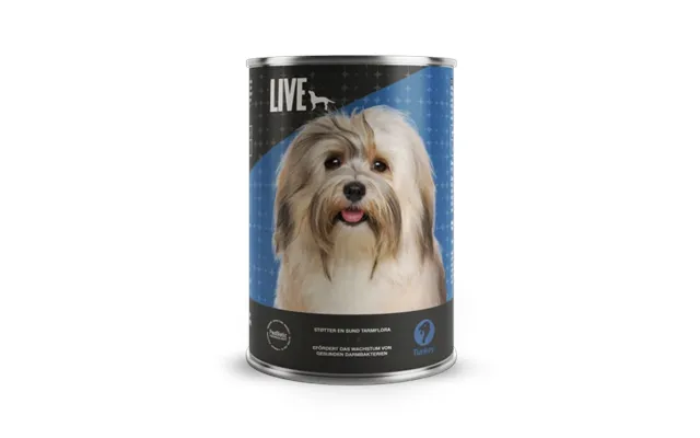 Live Dog Vådfoder Med Kalkun - 395 Gram