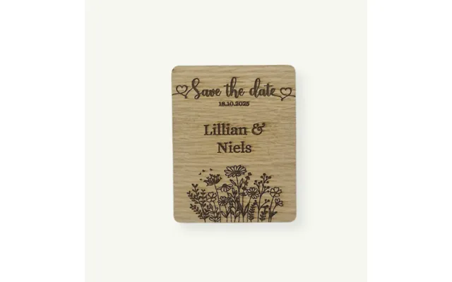 Save The Date - Blomsterkort