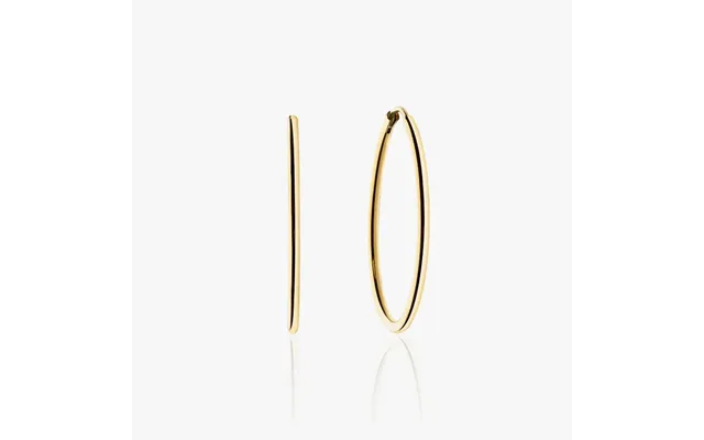30mm Hoops Øreringe 14k Guldbelagt - 30mm